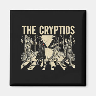Aimant Les Cryptides Drôle Bigfoot Mothman Monstre