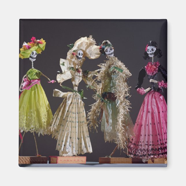 Aimant Les dames du Jour des morts, de Oaxaca (Devant)