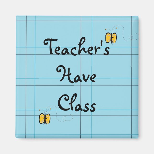 Aimant Les enseignants ont de la classe (Devant)