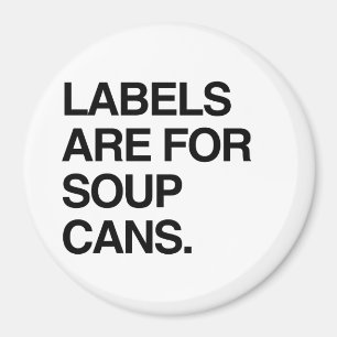Aimant LES étiquettes SONT POUR LES CANNES À SOUPE