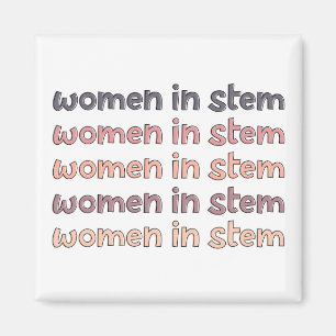 Aimant Les femmes dans le Stéménite Stem Cadeaux Diplômés