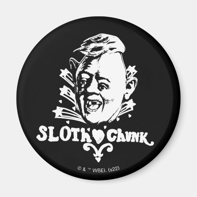 Aimant Les Goonies "Sloth ♥ Chunk" (Devant)