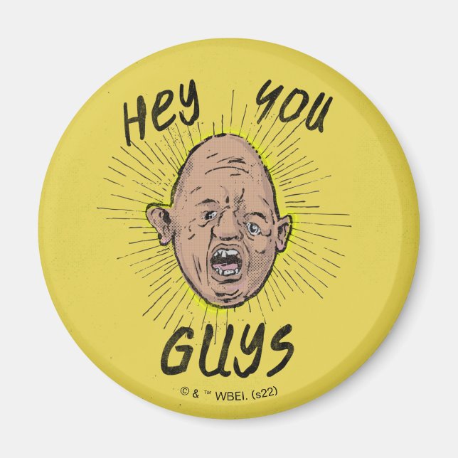 Aimant Les Goonies Sloth Doodle "Hey les gars" (Devant)