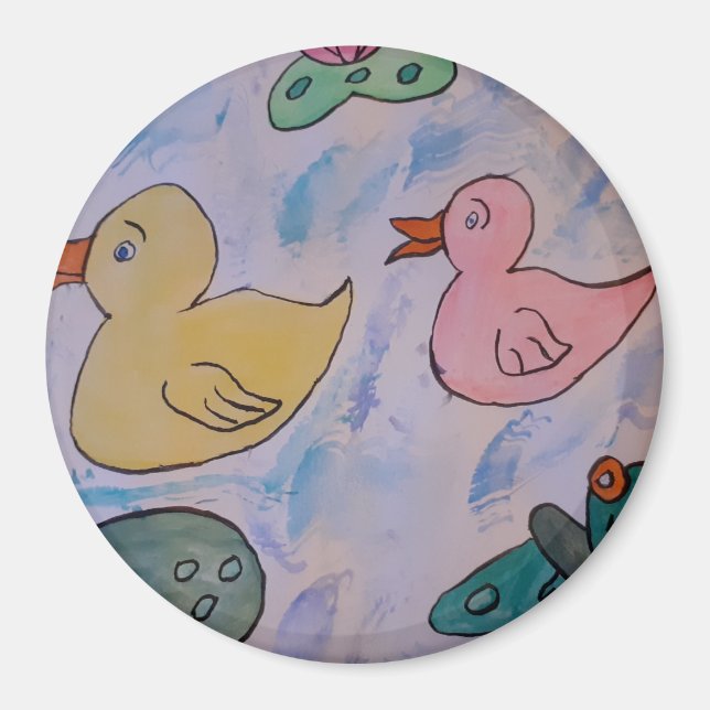 Aimant Les gouttes d'eau sur l'aimant des colliers (Devant)