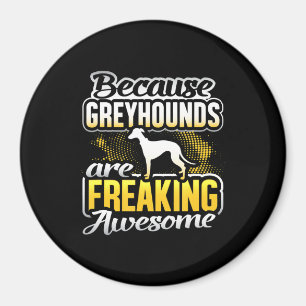 Aimant Les Greyhounds Font Un Super T-Shirt Greyhound.