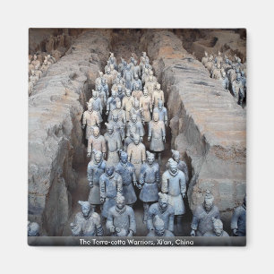 Aimant Les guerriers Terra-cotta, Xi'an, Chine