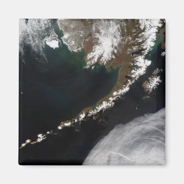 Aimant Les îles Aléoutiennes et la péninsule d'Alaska (Devant)