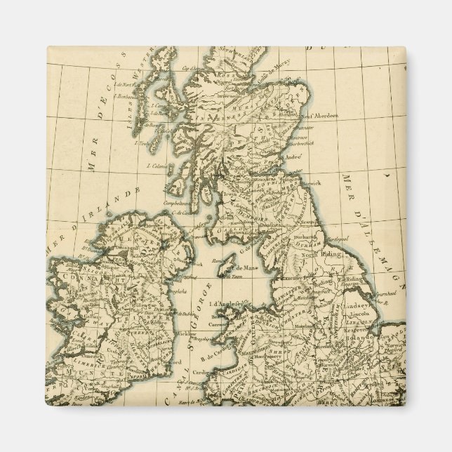 Aimant Les îles britanniques (Devant)