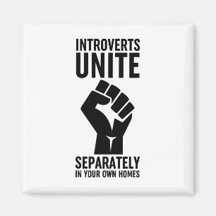 Aimant Les Introvertis S'Unissent Séparément Dans Vos Pro