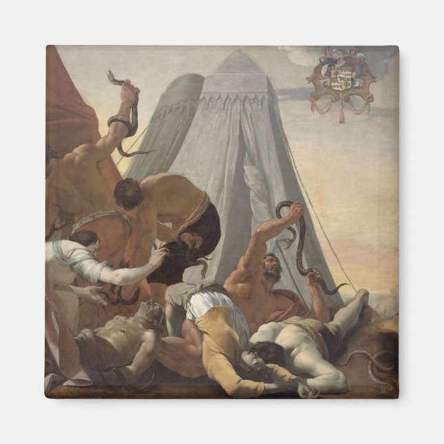 Aimant Les Israélites affectés par le serpent brésilien (Devant)