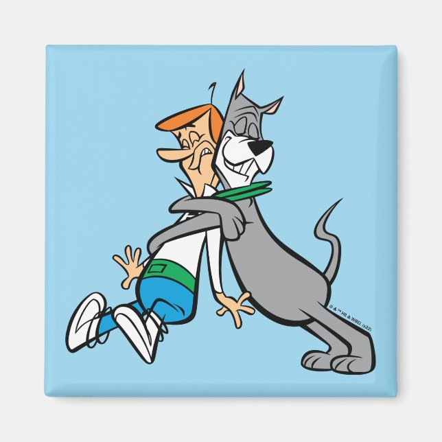 Aimant Les Jetsons | George & Astro Hug (Devant)