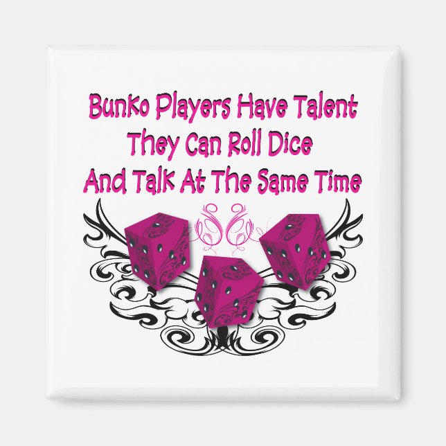 Aimant Les joueurs de Bunko ont du talent (Devant)