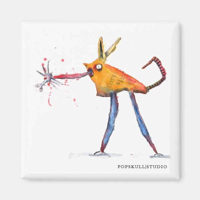 Aimant Les kretures dans l'aimant Kraks... (Devant)