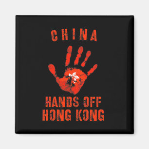 Aimant Les Mains De Hong Kong Chine Manifestation Résiste