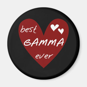 Aimant Les meilleurs T-shirts et cadeaux de gamma de