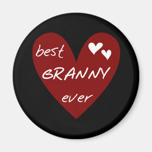 Aimant Les meilleurs T-shirts et cadeaux de mamie de