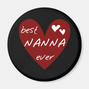 Aimant Les meilleurs T-shirts et cadeaux de Nanna de