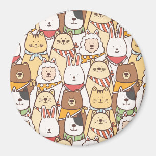 Aimant Les mignons animaux