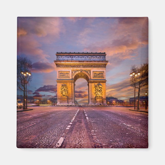 Aimant Les monuments | Arc de Triomphe, Paris France (Devant)