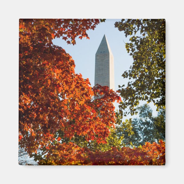 Aimant Les monuments | Washington Monument en automne (Devant)