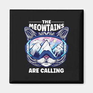 Aimant Les Mowtains Appelent Ski Snowboard Goggings