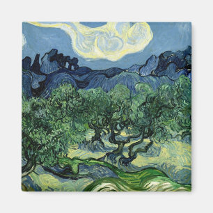 Aimant Les oliviers de Vincent van Gogh (1889)