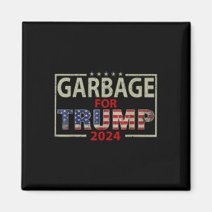 Aimant Les ordures pour les Tee - shirts de Trump 2024 - 