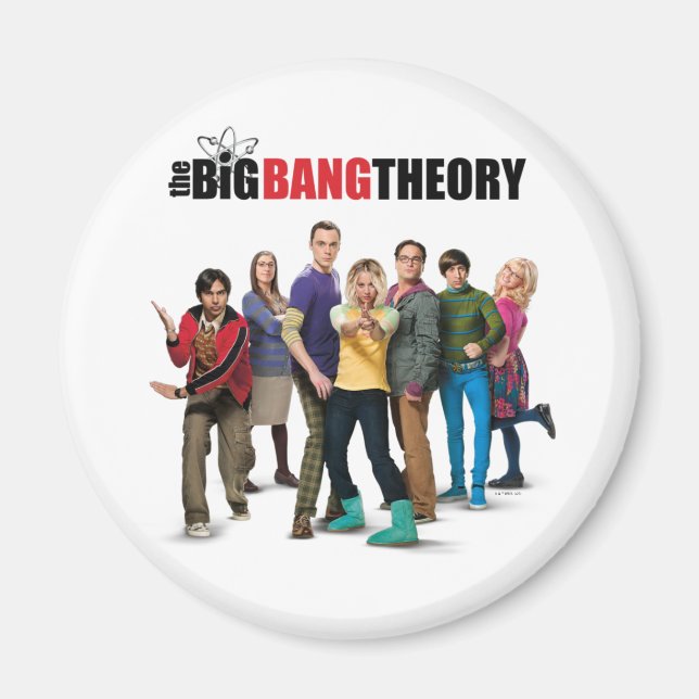 Aimant Les personnages de la théorie du Big Bang (Devant)