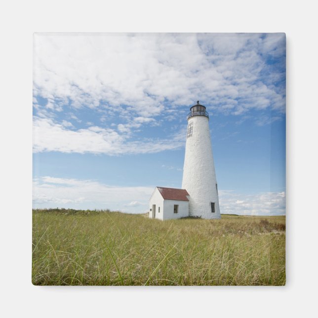 Aimant Les phares | Massachusetts de phare (Devant)