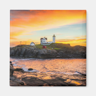 Aimant Les phares   Nubble Lighthouse Maine