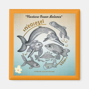 Aimant "Les pierres précieuses menacées d'océan"