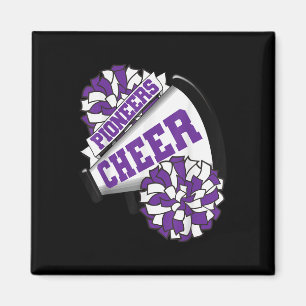 Aimant Les Pionniers encouragent l'esprit de cheerleading