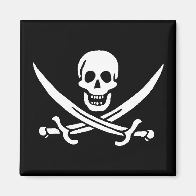 Aimant Les pirates sont l� - (Devant)