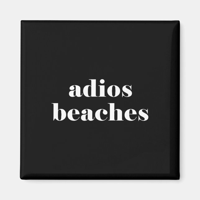 Aimant Les plages d'Adios (Devant)