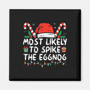 Aimant Les Plus Susceptibles D'Araigner La Famille Eggnog