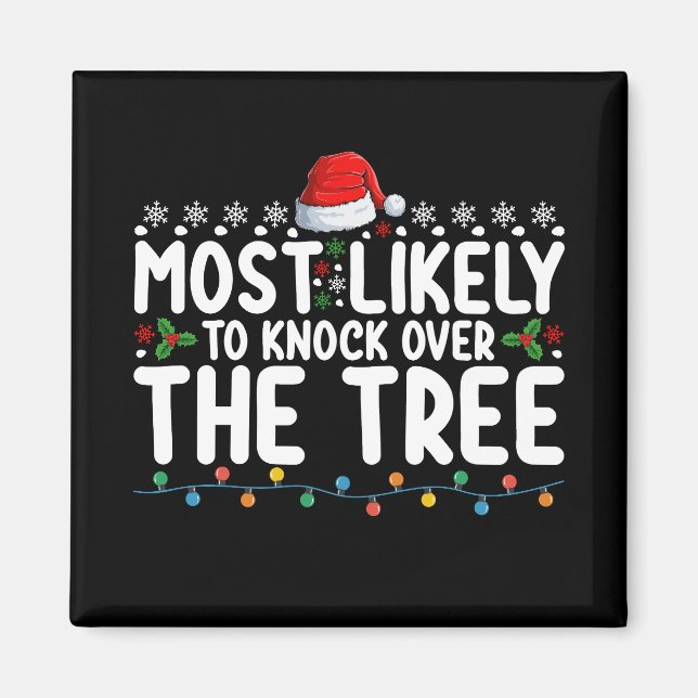 Aimant Les Plus Susceptibles De Frapper Au-Dessus De Noël (Devant)