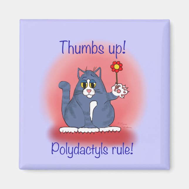 Aimant Les polydactyles sont la règle ! (Devant)