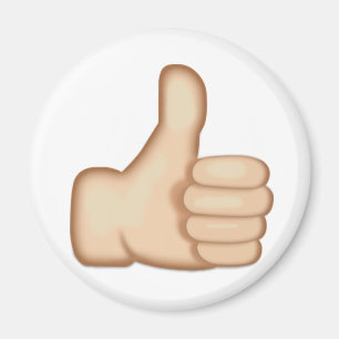 Aimant Les pouces lèvent le signe Emoji