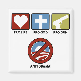 Aimant Les principes contre Obama