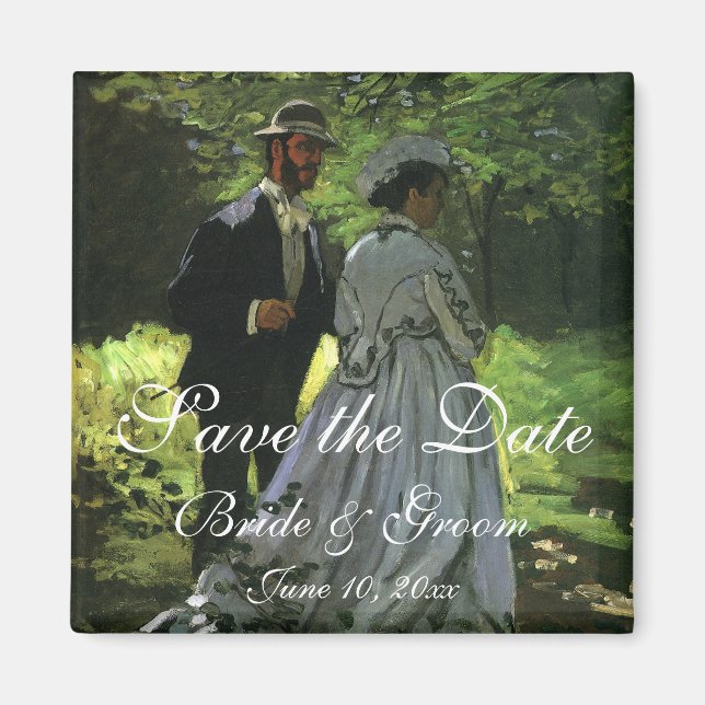 Aimant Les Promenades (Les Poussettes) par Monet Mariage (Devant)