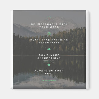 Aimant Les Quatre Agreements