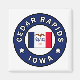 Aimant Les rapides de cèdre Iowa