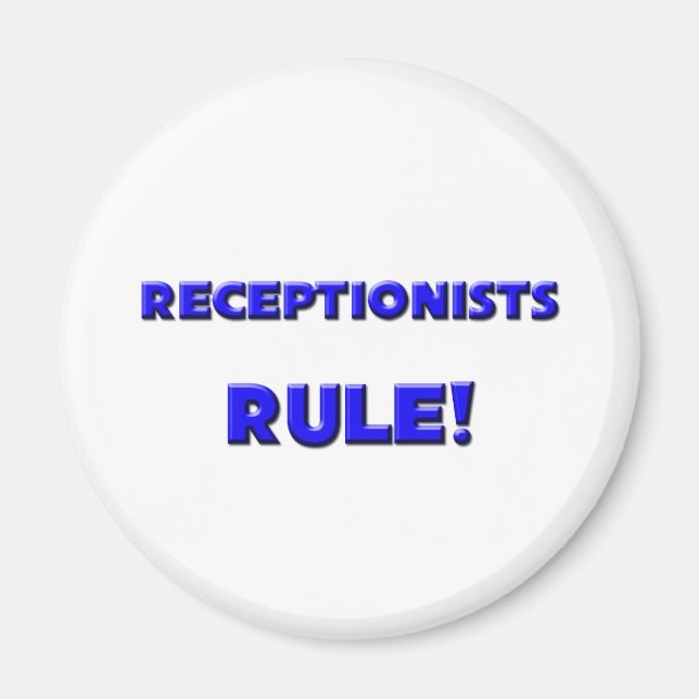Aimant Les réceptionnistes gouvernent ! (Devant)