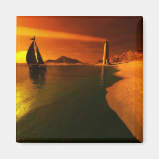 Aimant Les rêves de coucher du soleil