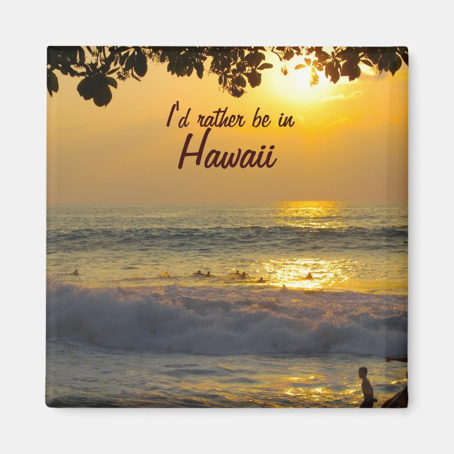 Aimant Les rêves d'Hawaï (Devant)