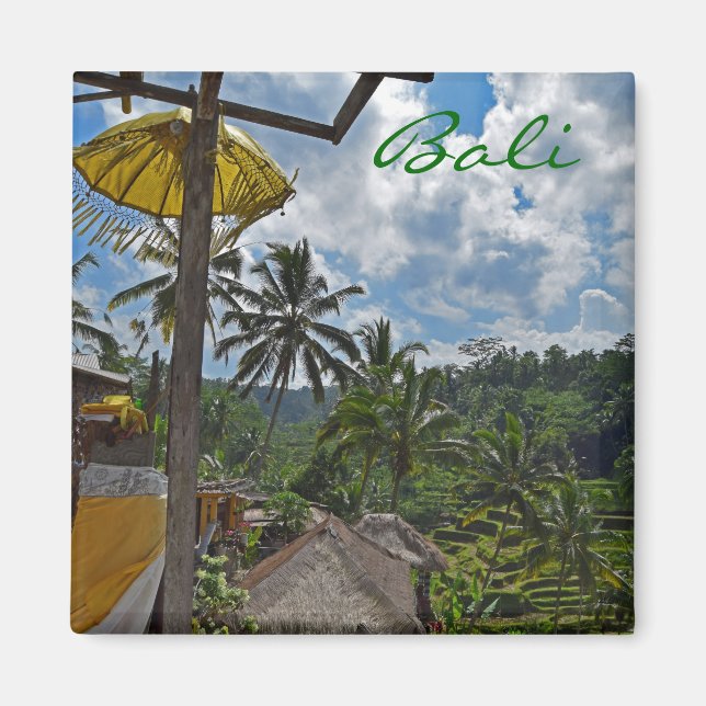 Aimant Les rizières de Bali (Devant)