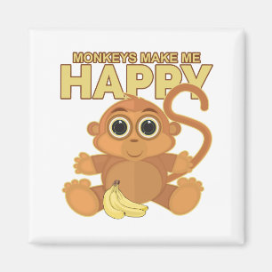 Aimant Les singes Me Rendent Heureux