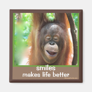 Aimant Les sourires rendent la vie meilleure