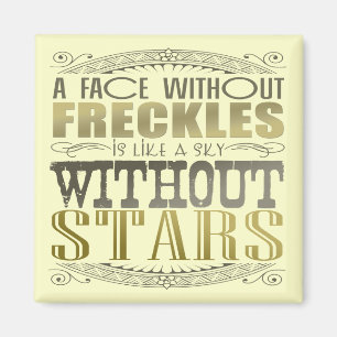 Aimant Les taches de rousseur sont impressionnantes