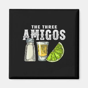 Aimant Les Trois Amigos Sel De Chaux Tequila Drôle Cinco 